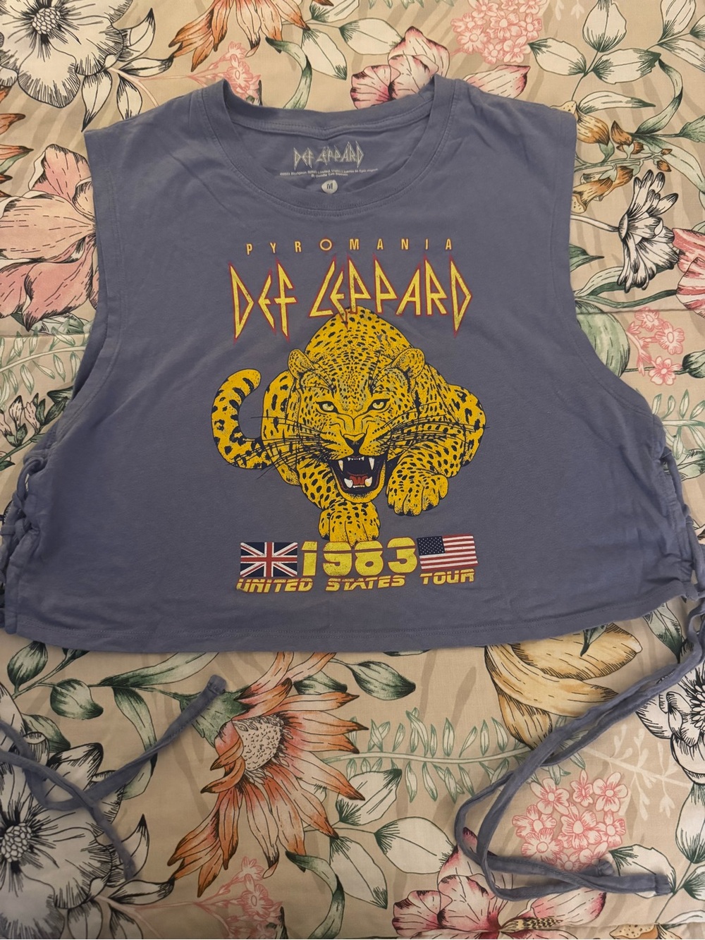 Pyromania Tour Cropped Tank